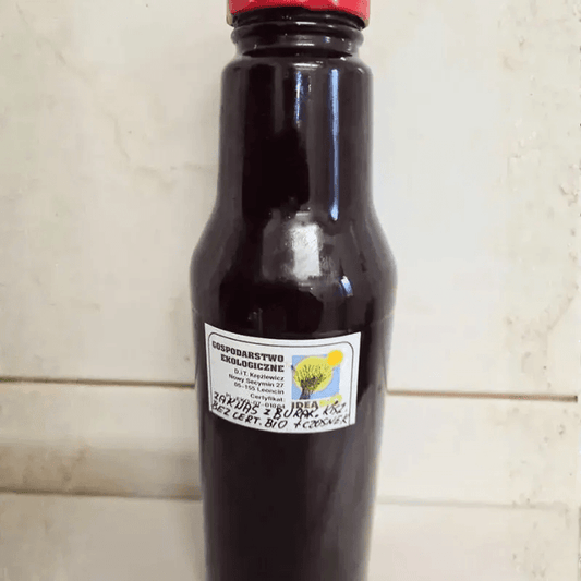Zakwas z czerwonych buraków ćwikłowych z czosnkiem 0,75 l
