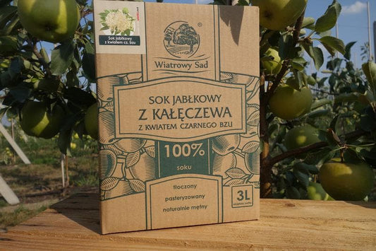 Sok jabłkowy z kwiatem czarnego bzu 3 l